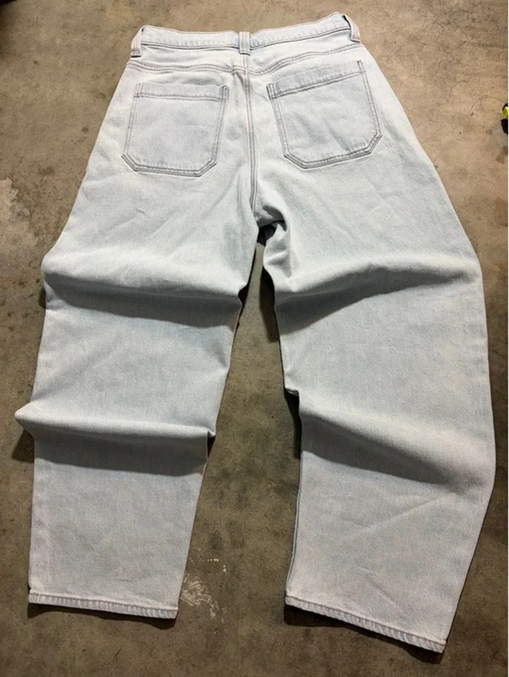 Y2K inspired Hollister light blue wash baggy skater jean